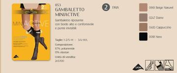 OMSA    053- 053 gambaletto lycra 40den miniactive - Fratelli Parenti